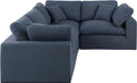Comfy - 4 Piece Linen Fabric Modular Sectional - Stylish Home Furniture