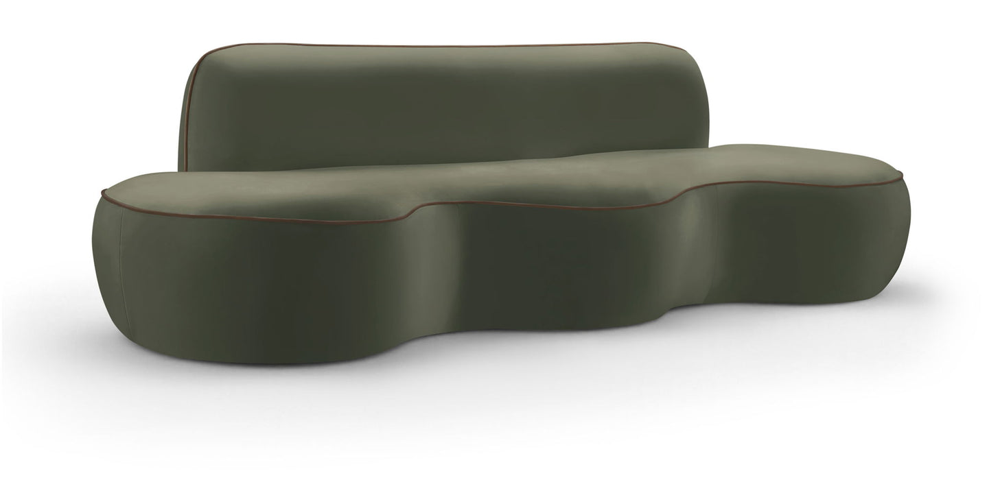 Swerve - Velvet 101" Upholstered Sofa
