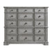 Glenmore - 15-Drawer Mansion Chest - Aged Gray - Stylish Home Furniture