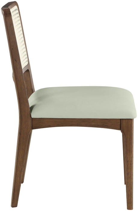 Atrium - Upholstered Seat Dining Chair With Brushed Brown Base (Set of 2)