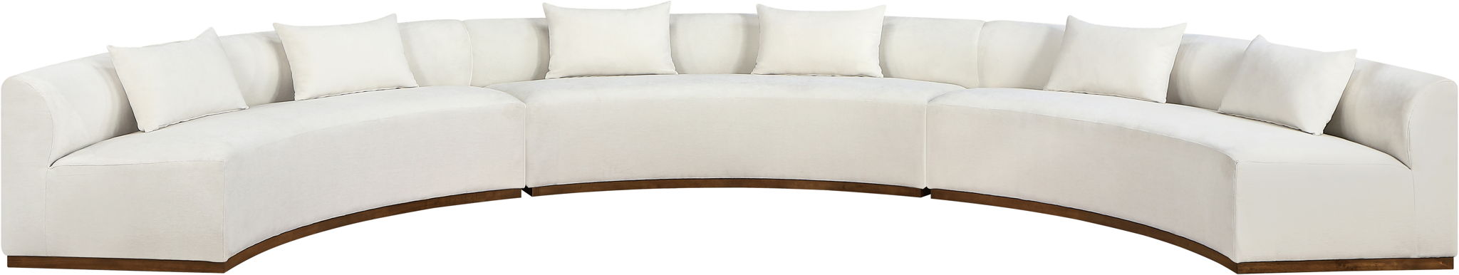 Avanti - Chenille Fabric Upholstered 3 Piece Modular Sectional - Stylish Home Furniture