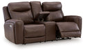 Gravier - Power Reclining Loveseat With Console / Adjustable Headrest - Cordova - Stylish Home Furniture