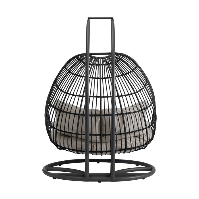 Playa - Double Swing Chair Complete - Dark Gray - Stylish Home Furniture