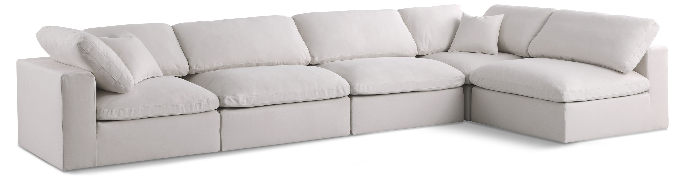 Plush - 5 Piece Modular Sectional