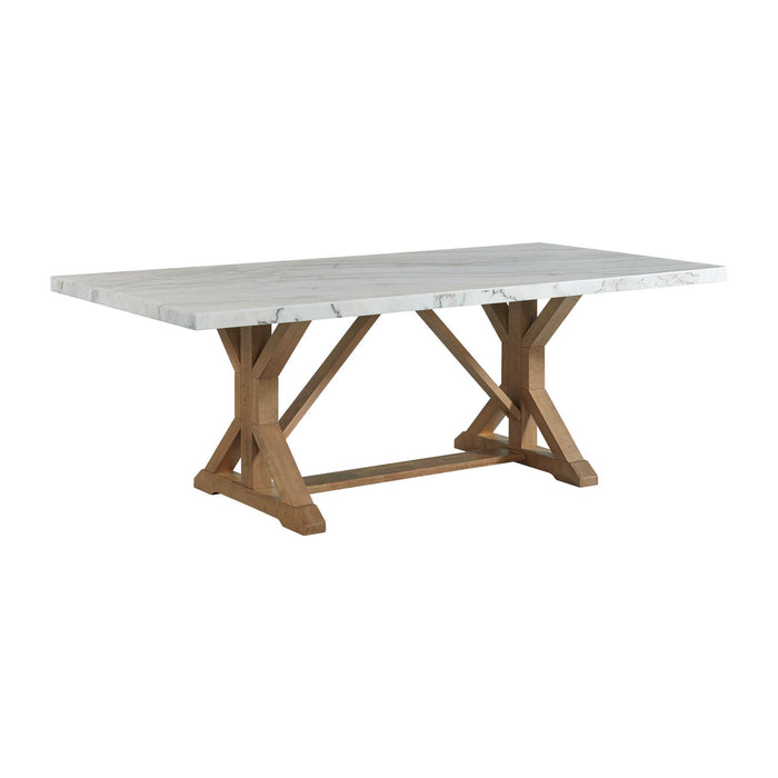 Lakeview - 5 Piece Rectangular Dining Set (Table & Four Chairs) - White - Stylish Home Furniture
