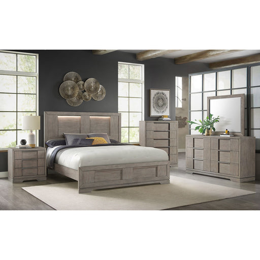 Kelis - Panel Bedroom Set With LED - Stylish Home Furniture