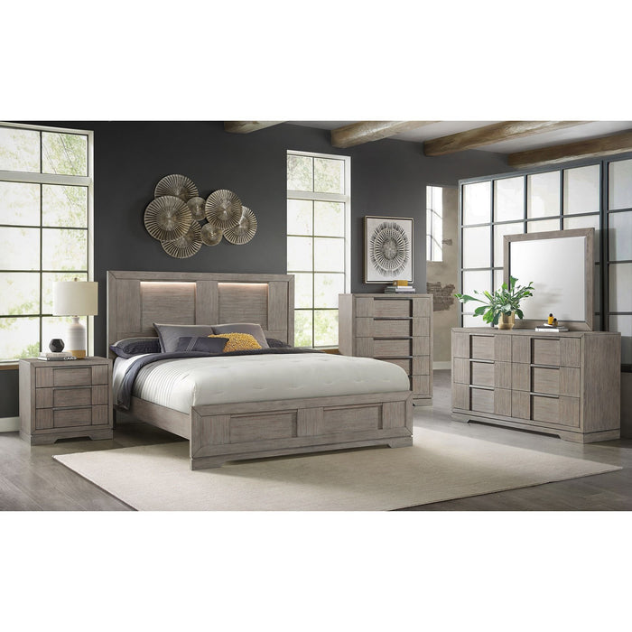 Kelis - Panel Bedroom Set With LED - Stylish Home Furniture