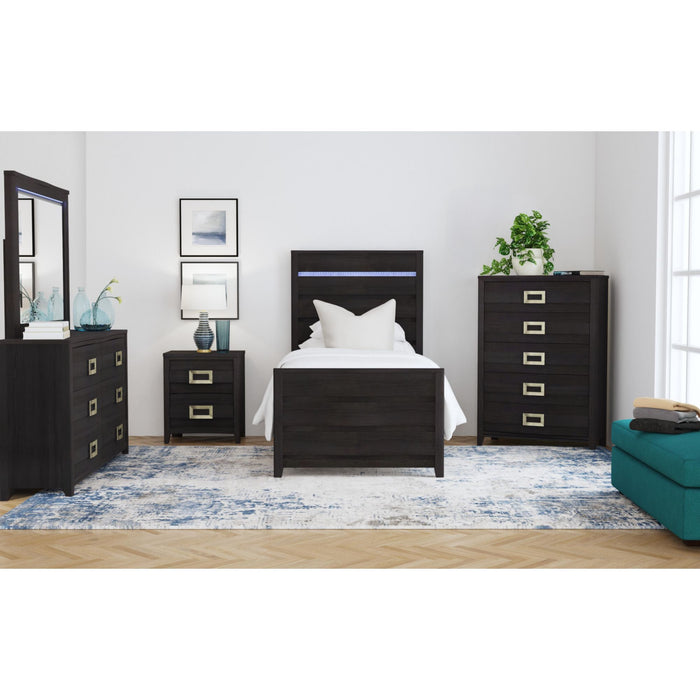 Tobias - Bedroom Set With LED - Stylish Home Furniture