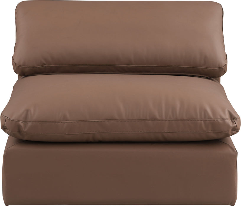 Comfy - Faux Leather Armless Chair - Stylish Home Furniture