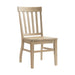 Lakeview - Slat Back Side Chair (Set of 2) - Natural Finish - Stylish Home Furniture