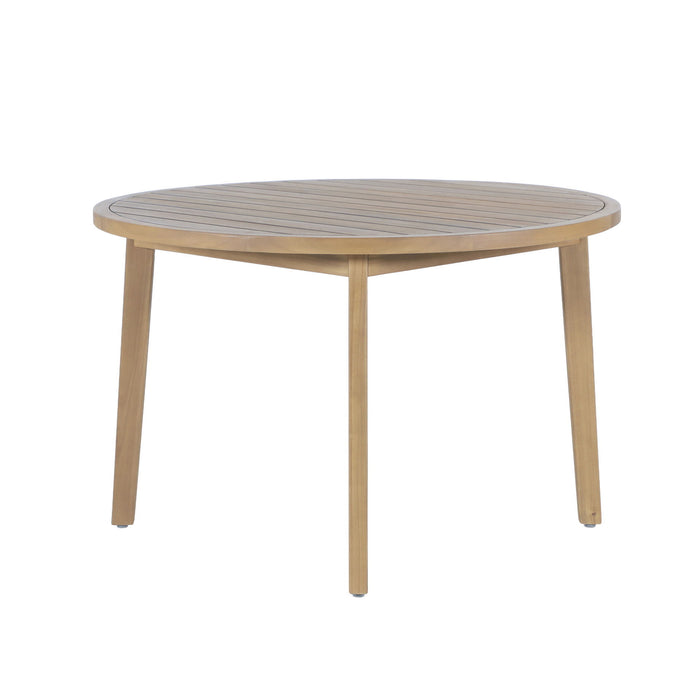Arden - Round Patio Dining Table - Natural - Stylish Home Furniture
