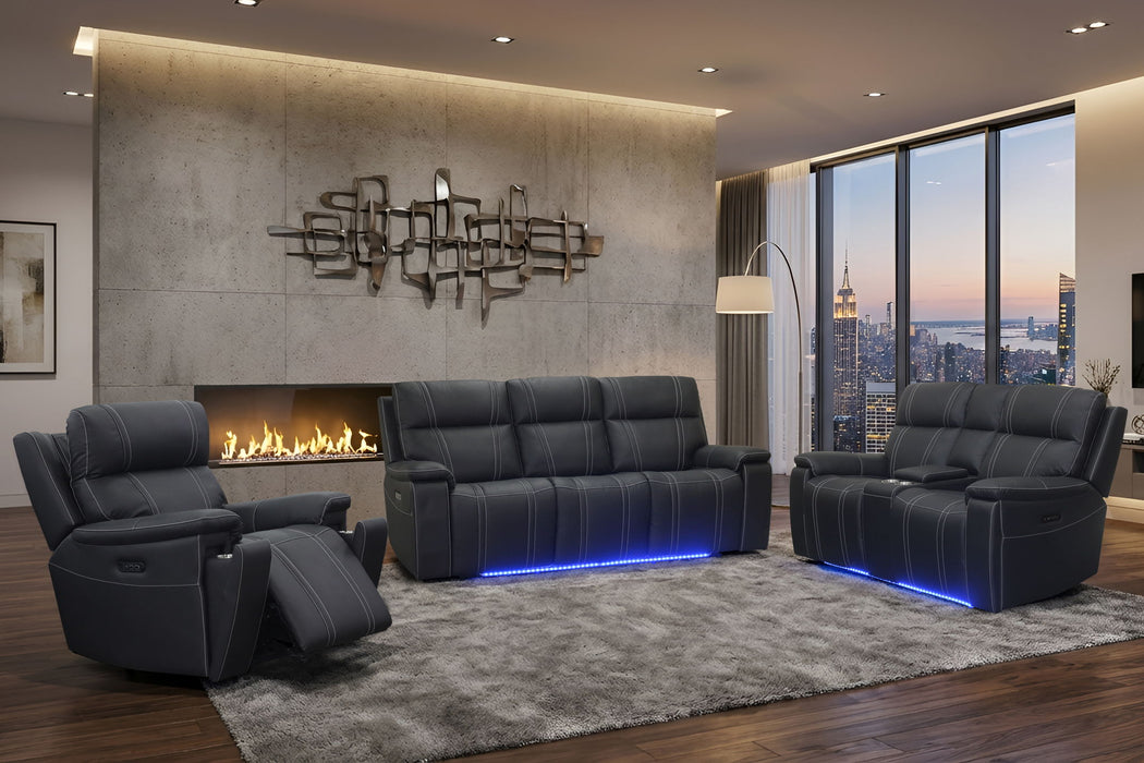 Hartley - Reclining Console Loveseat