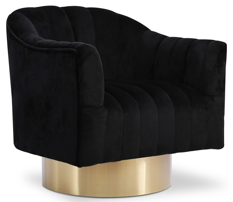 Farrah - Accent Chair with Gold Base