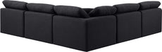 Indulge - Linen 5 Piece Modular Corner Armless Sectional - Stylish Home Furniture