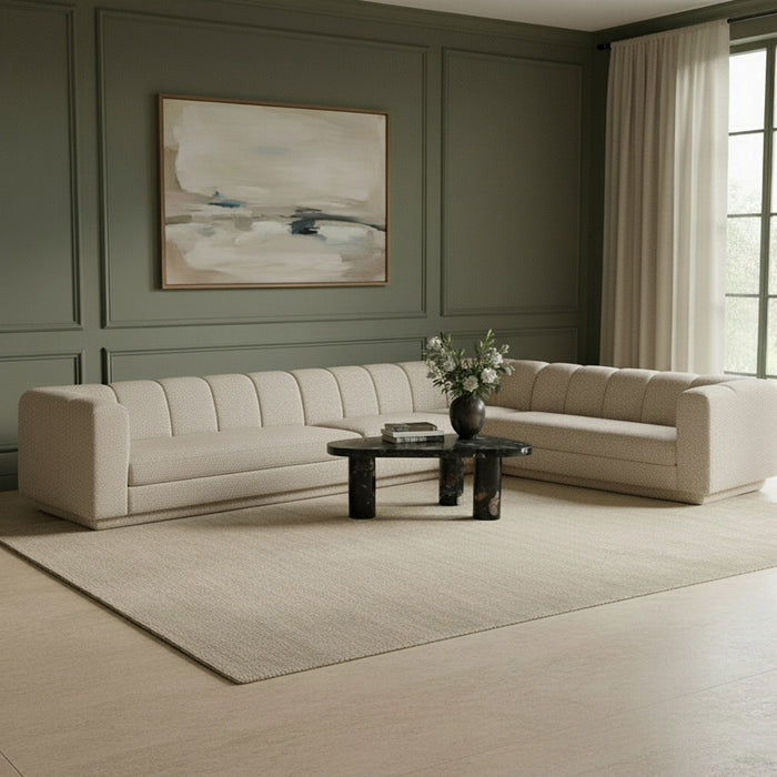 Modari - Sectional - Beige - Stylish Home Furniture