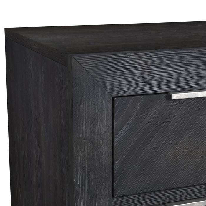 Transcend - Server - Charcoal - Stylish Home Furniture