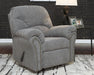 Allmaxx - Rocker Recliner - Pewter - Stylish Home Furniture