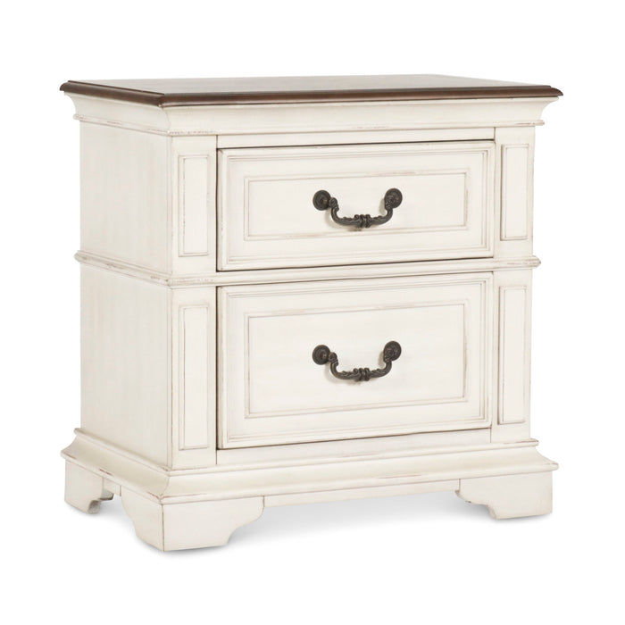 Anastasia - Nightstand - Antique White - Stylish Home Furniture