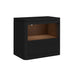 Rosalie - Nightstand With USB And LED - Stylish Home Furniture