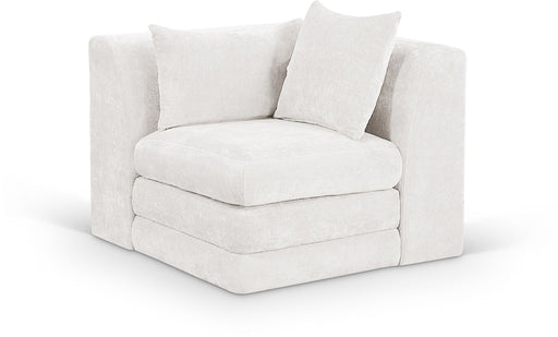 Stellar - Chenille Fabric Upholstered Modular Corner Chair