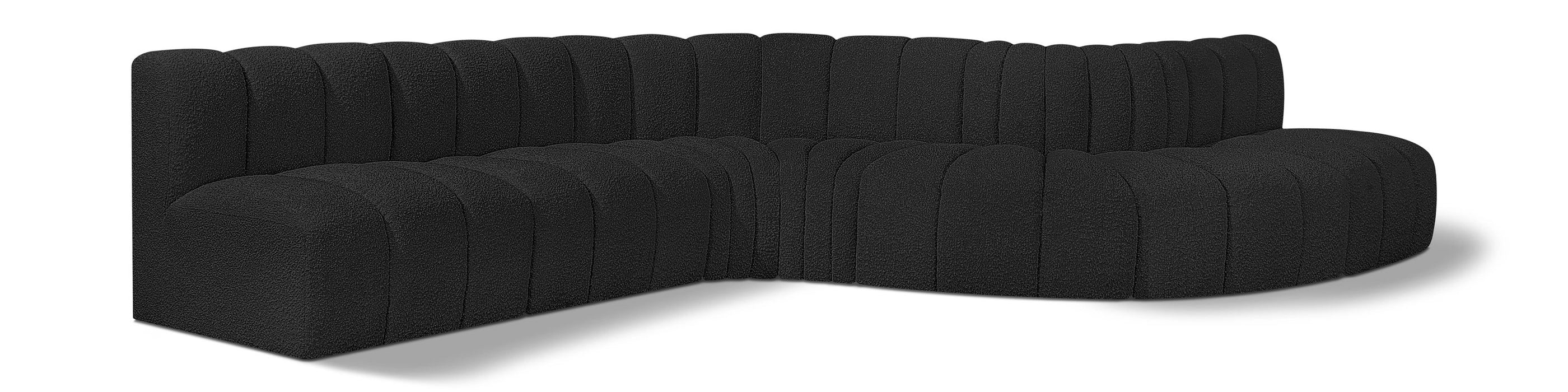 Arc - Boucle Fabric 7 Piece Modular Sofa