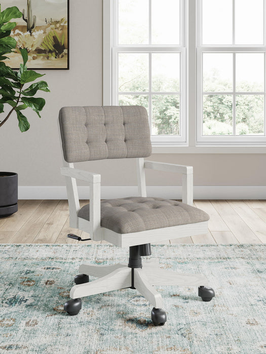 Robbinsdale - Home Office Desk Chair - Antique White - Stylish Home Furniture