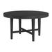 Versailles - Contemporary Round Dining Table - Black - Stylish Home Furniture