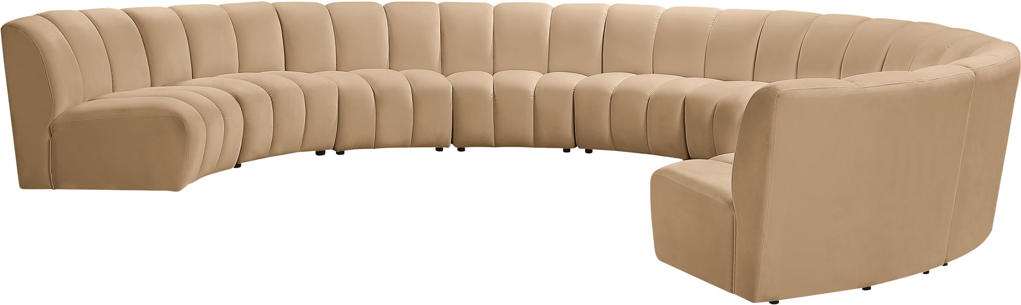 Infinity - 9 Piece Modular Sectional - Camel
