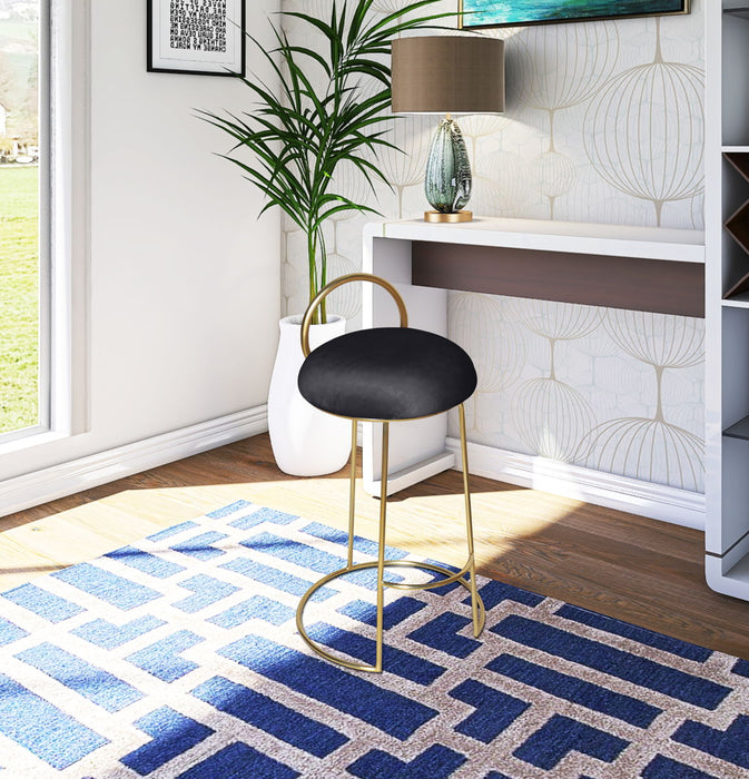 Ring - Counter Stool with Gold Legs