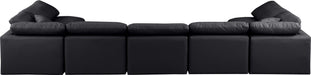 Indulge - Faux Leather 7 Piece Modular U-Shaped Sectional - Stylish Home Furniture