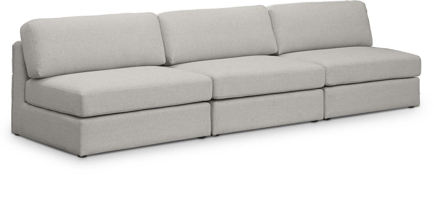 Beckham - Modular 3 Seat Armless Sofa