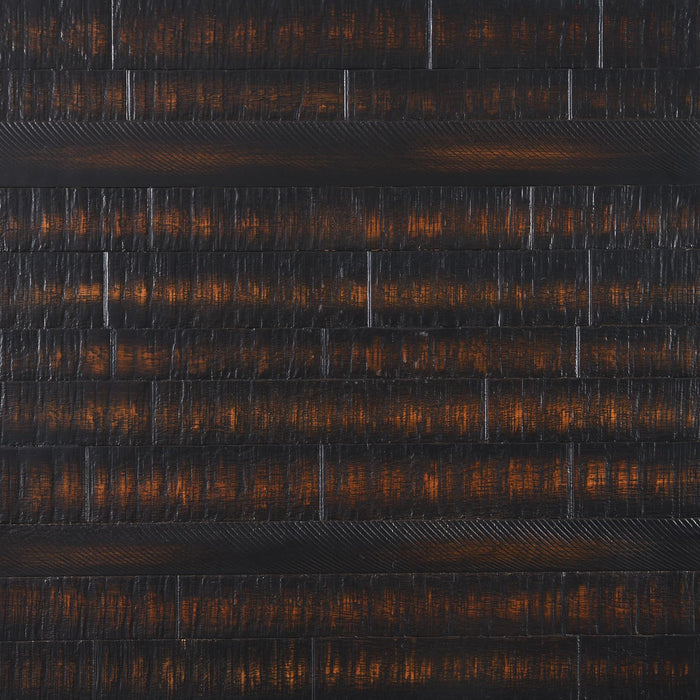 T110 - Coffee Table & 2 End Tables - Dark Brown