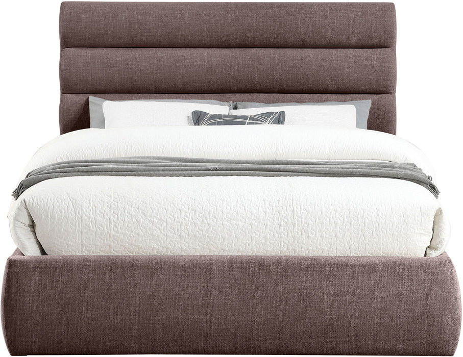 Adam - Linen Fabric Bed With 52" Headboard