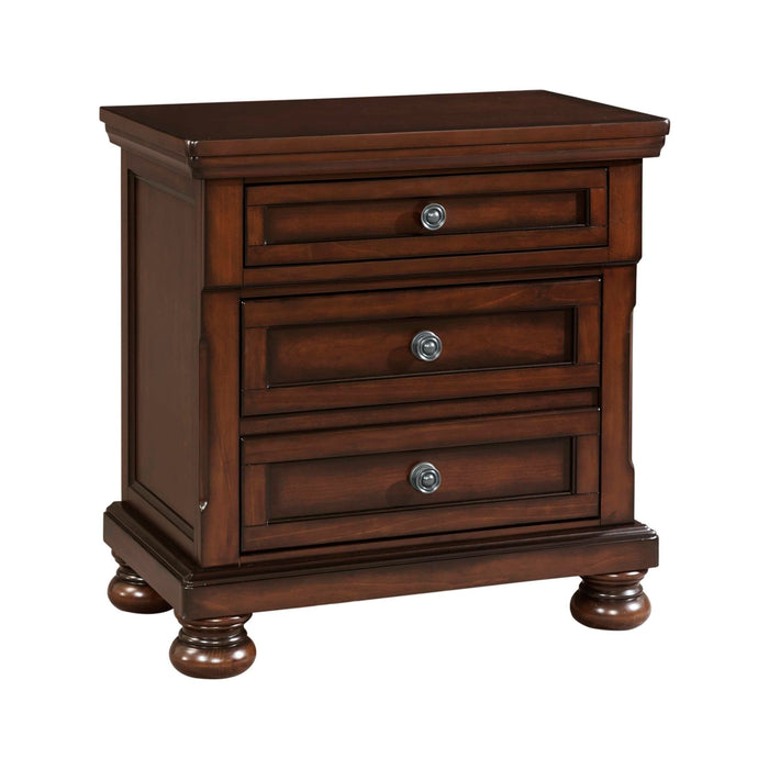 Kingston - Nightstand With Power - Walnut - Stylish Home Furniture