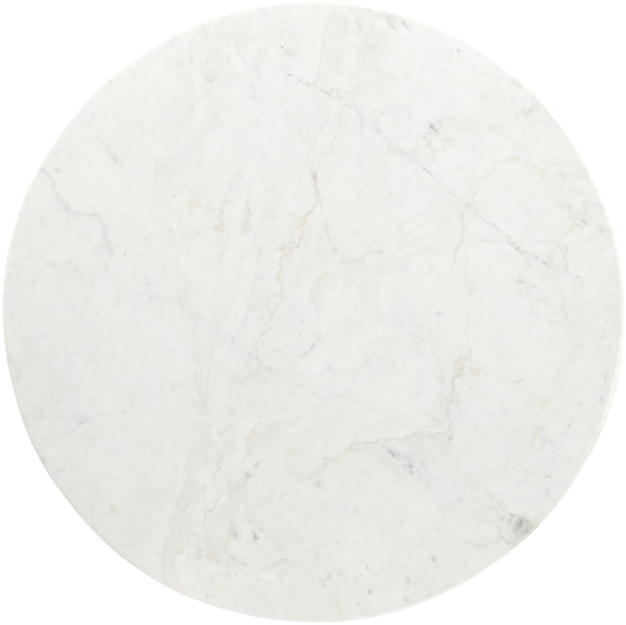 Liona - 42" Marble And Mango Wood Dining Table