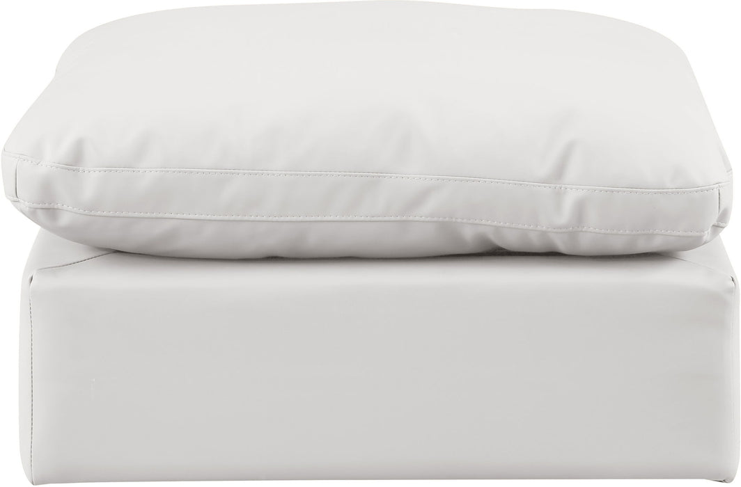 Indulge - Faux Leather Ottoman - Stylish Home Furniture