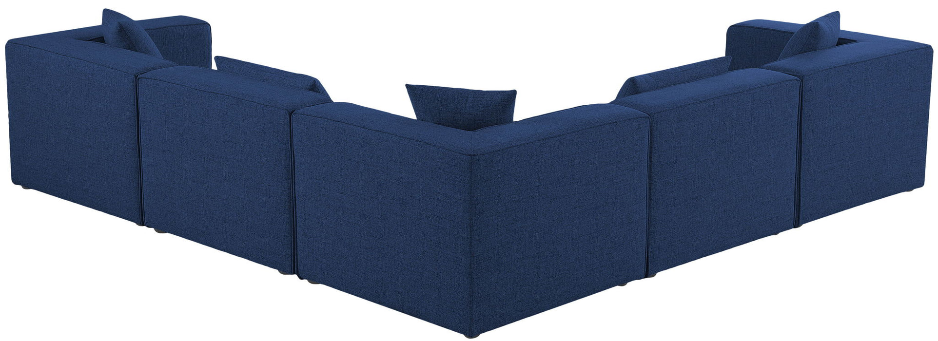 Cube - Linen 5 Piece Modular Corner Sectional