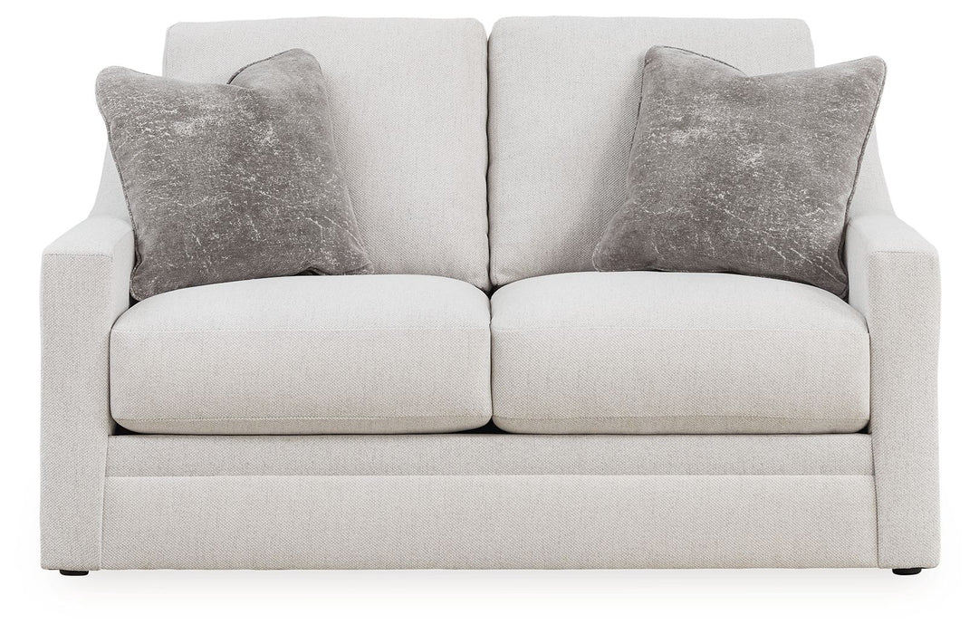 Maitelynn - Loveseat - Chalk - Stylish Home Furniture