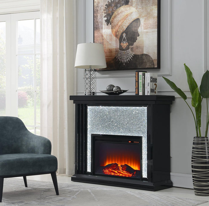 G-240-F - Glamour LED Fireplace - Black