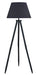 Orhan - Wood Floor Lamp - Black - Stylish Home Furniture