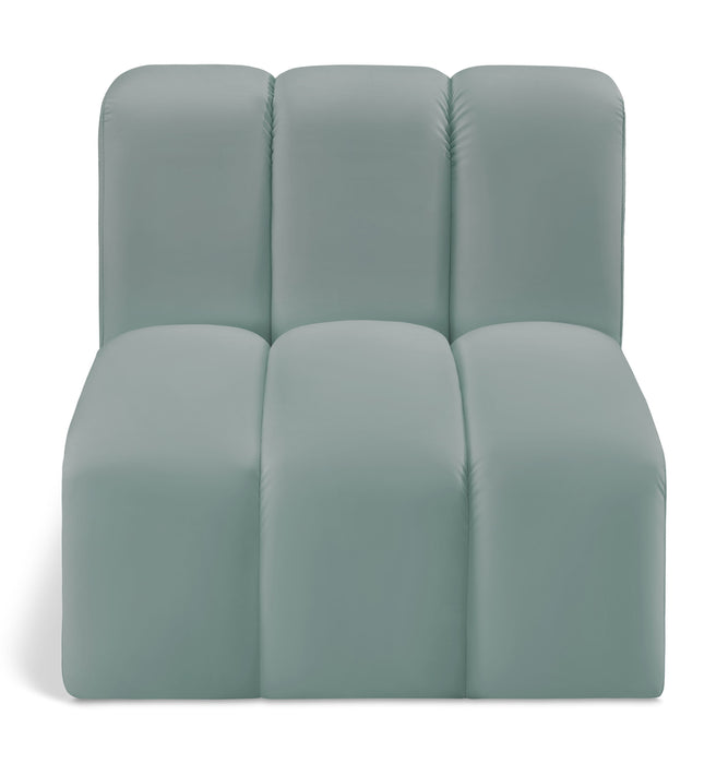 Arc - Faux Leather Straight Chair