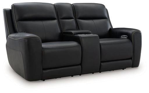 5Z-Comfort - Relaxation - Power Reclining Loveseat with Console / Adj Headrest