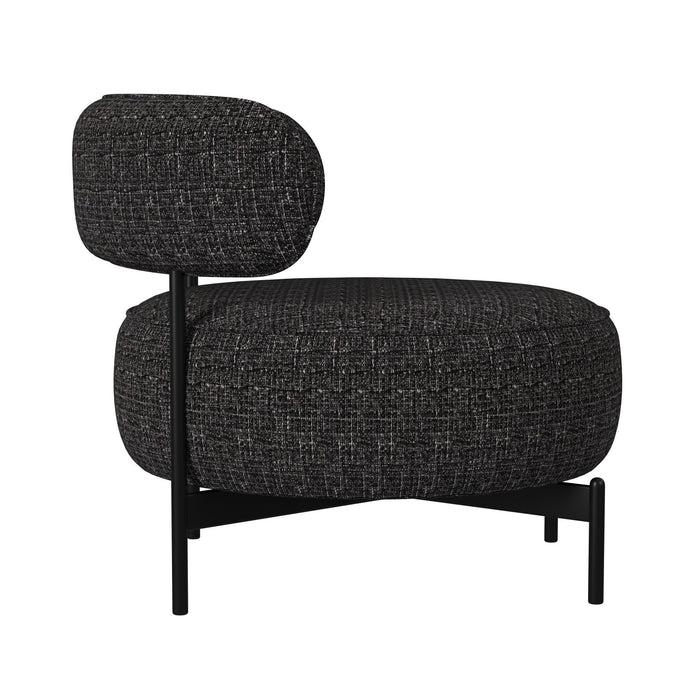 Antonia - Swivel Chair - Heron Black - Stylish Home Furniture