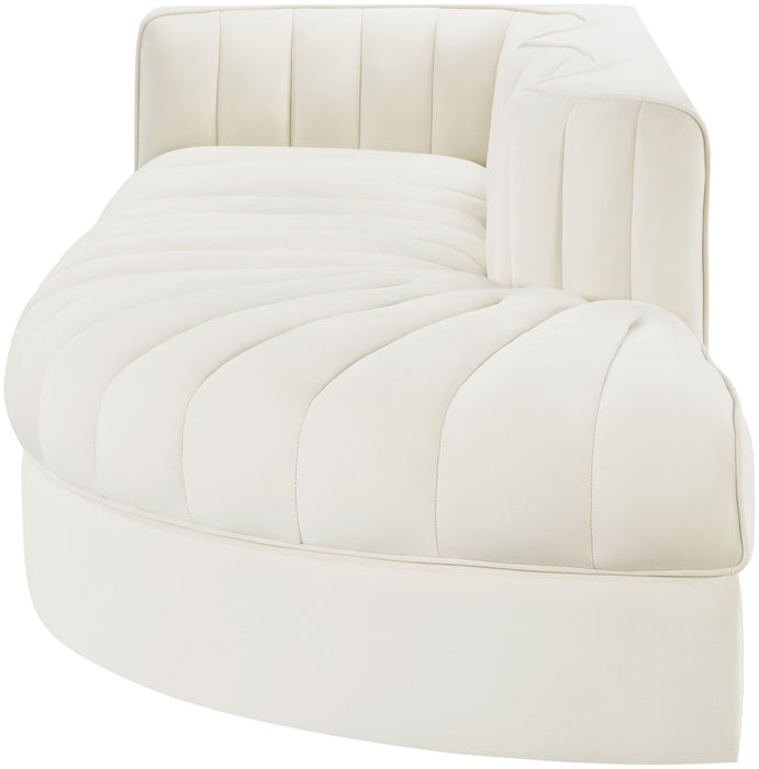 Rummi - Velvet Performance Fabric Upholstered 3 Piece Modular Sectional - Stylish Home Furniture