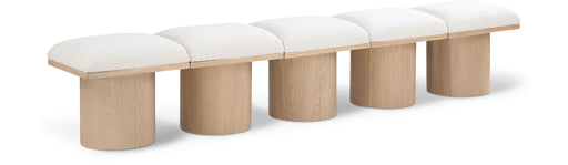 Pavilion - 5 Piece Modular Bench With Natural Base