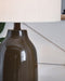 Jyler - Terracotta Table Lamp - Brown - Stylish Home Furniture