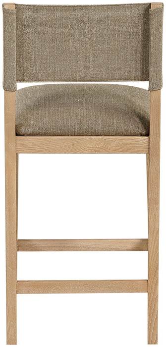 Avon - Linen Textured Performance Fabric Upholstered Counter Stool