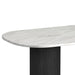 Sylvie - Oval Dining Table With Faux Marble Top - Stylish Home Furniture