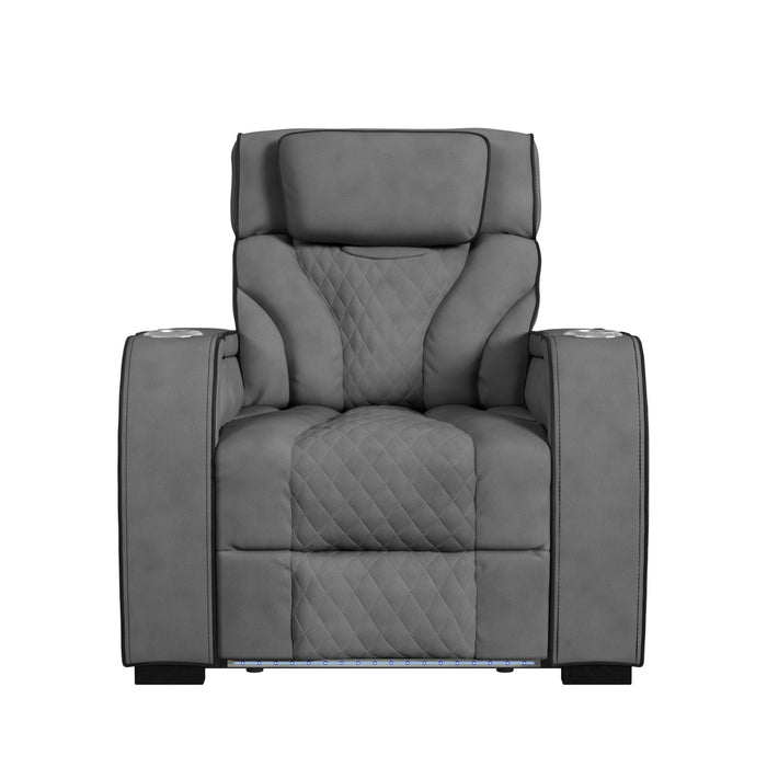 Blitz - Motion Recliner With LED - Stylish Home Furniture