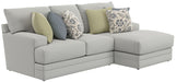 Stockbridge - Sectional With Comfort Coil Seating And 9 Accent Pillows Included - Stylish Home Furniture